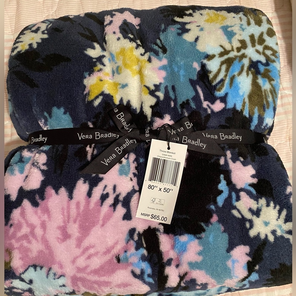 Vera Bradley throw blanket
